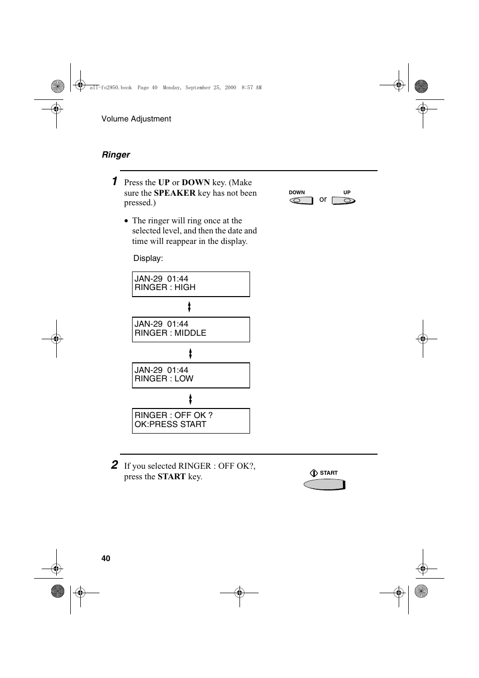 Sharp FO-2950M User Manual | Page 42 / 152
