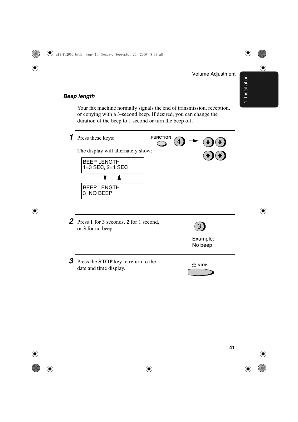 Sharp FO-2950M User Manual | Page 43 / 152