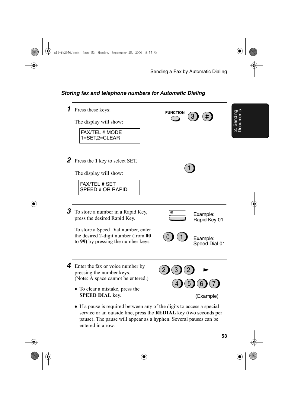Sharp FO-2950M User Manual | Page 55 / 152