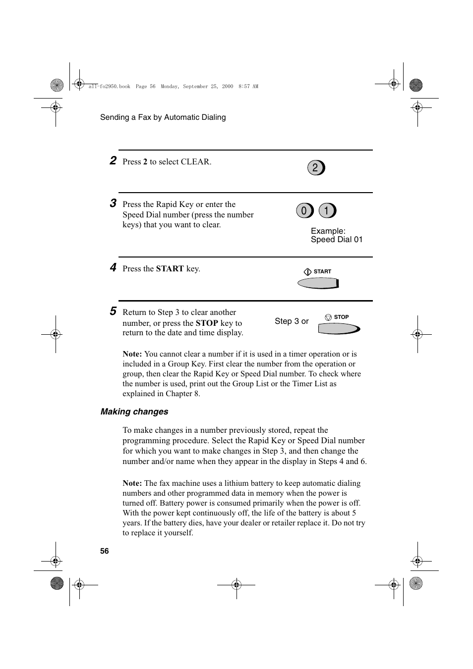 Sharp FO-2950M User Manual | Page 58 / 152