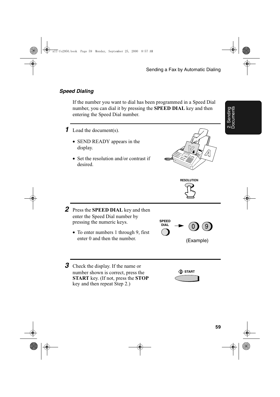 Sharp FO-2950M User Manual | Page 61 / 152