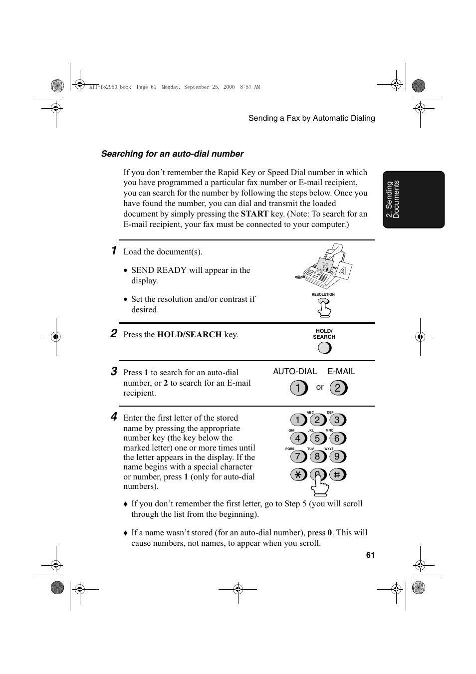 Sharp FO-2950M User Manual | Page 63 / 152
