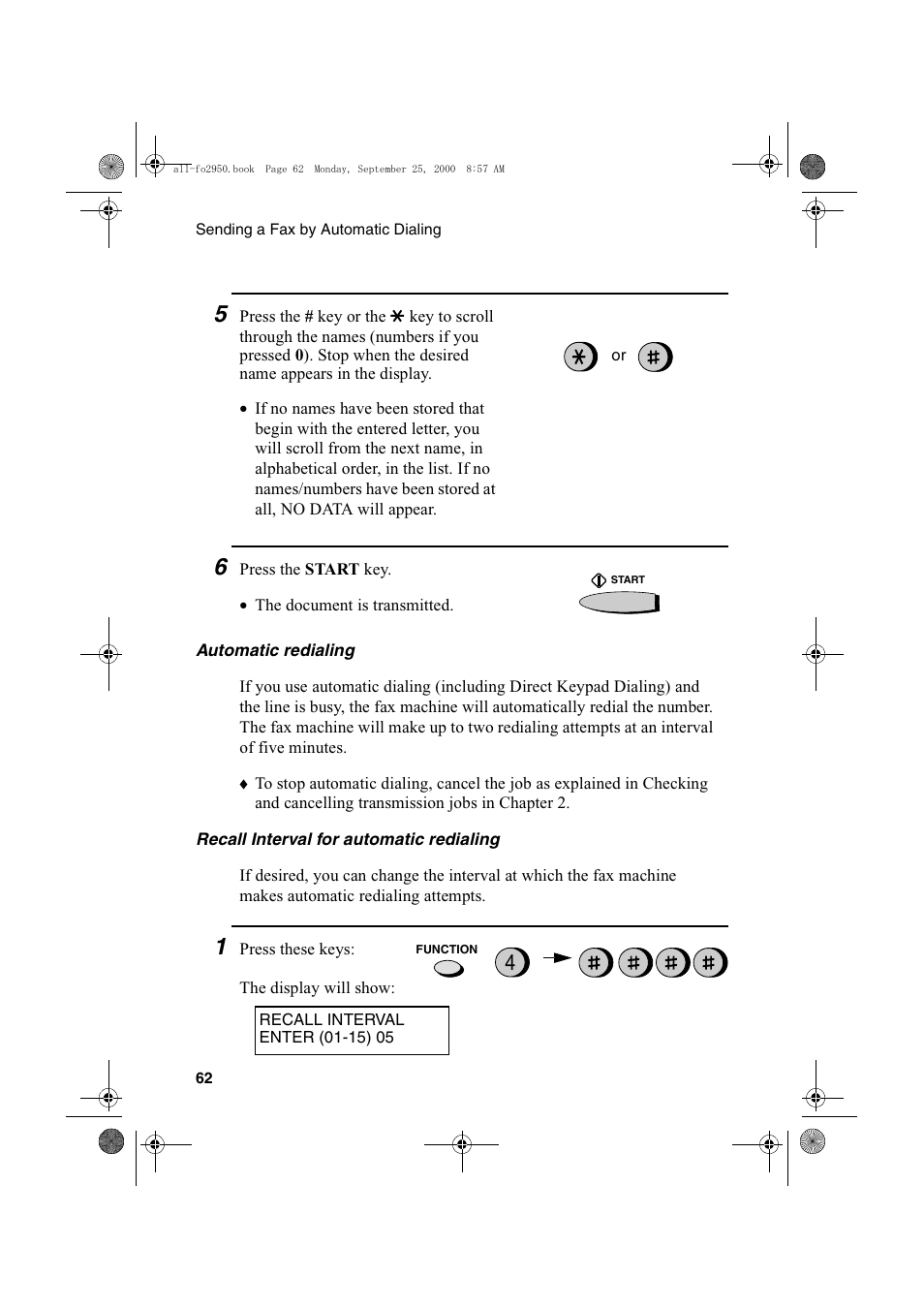 Sharp FO-2950M User Manual | Page 64 / 152