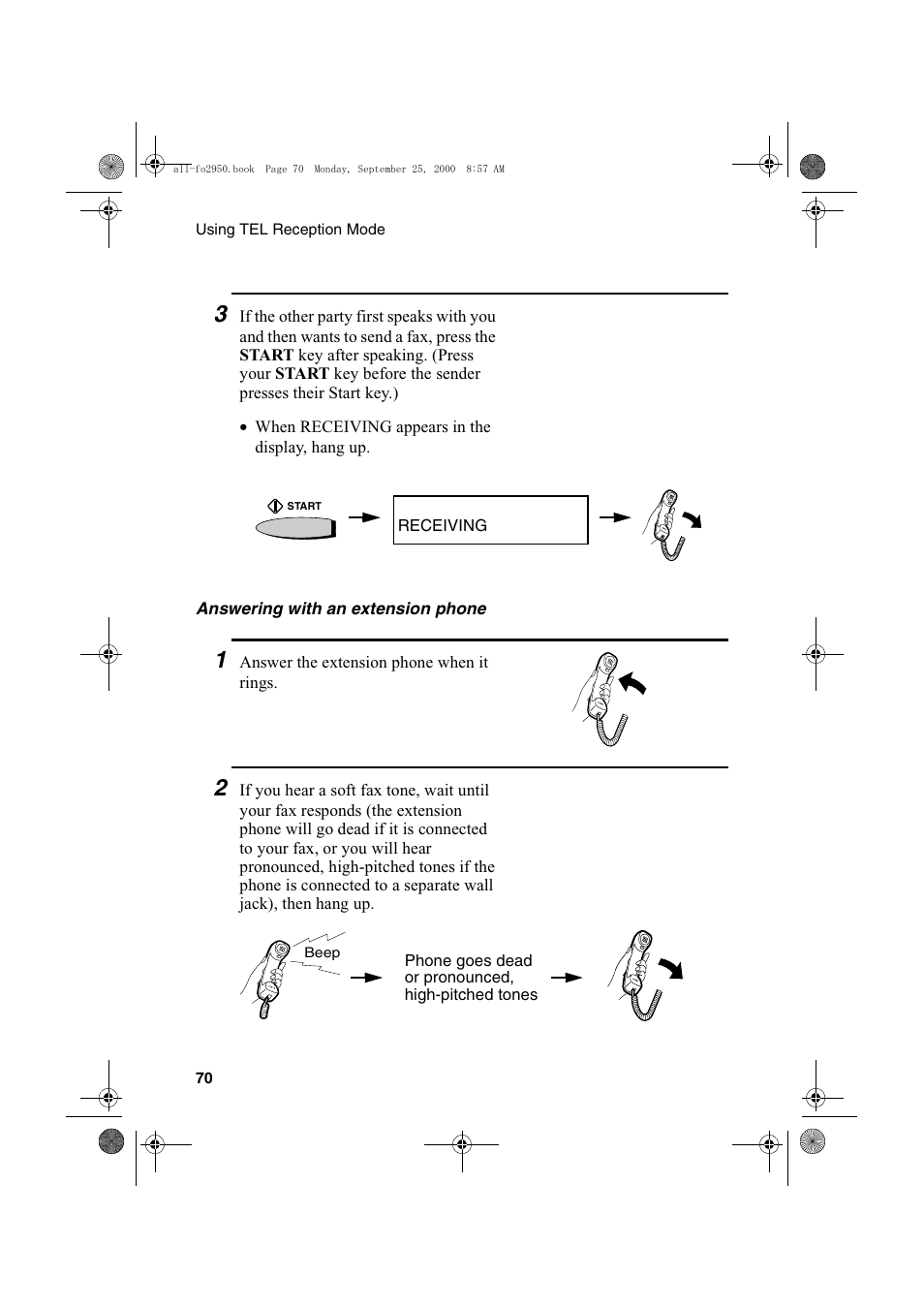 Sharp FO-2950M User Manual | Page 72 / 152