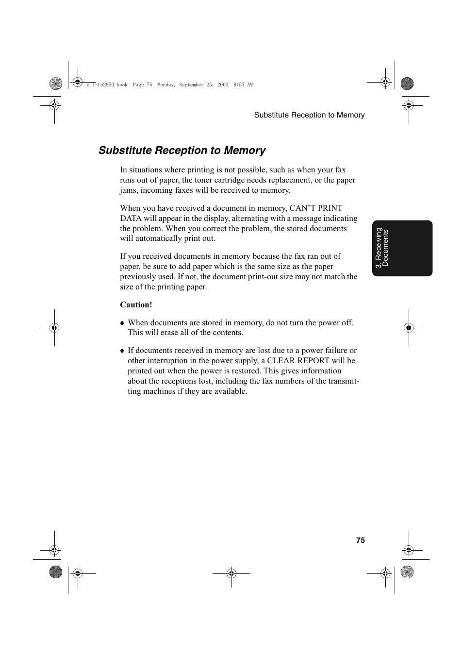 Sharp FO-2950M User Manual | Page 77 / 152