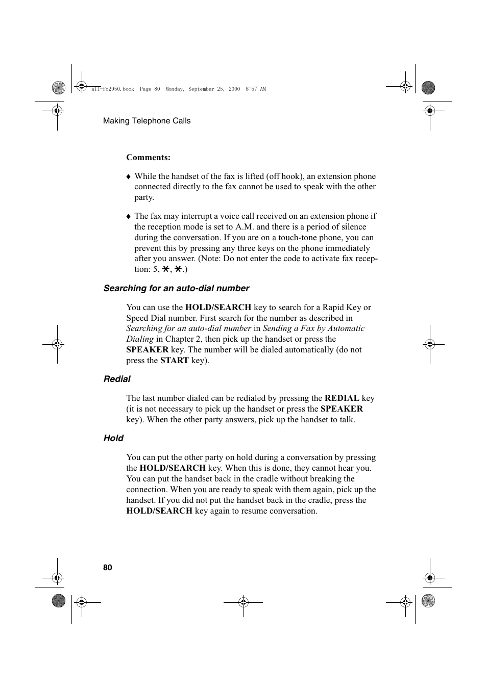 Sharp FO-2950M User Manual | Page 82 / 152