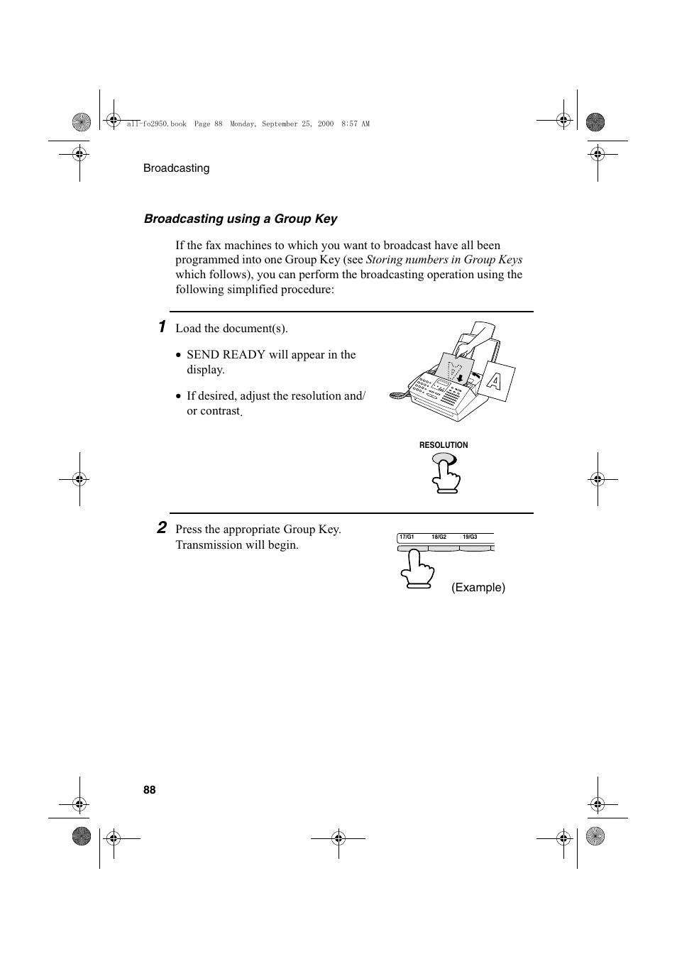 Sharp FO-2950M User Manual | Page 90 / 152