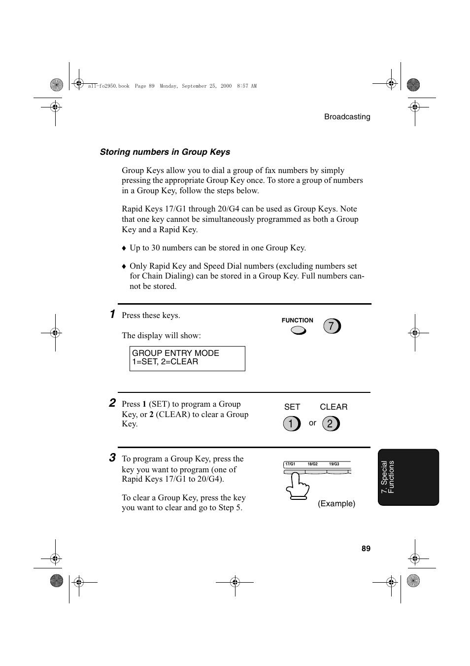 Sharp FO-2950M User Manual | Page 91 / 152