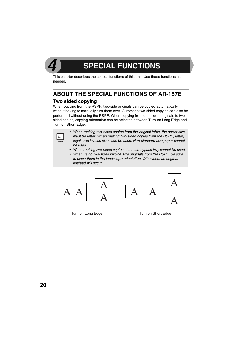 Sharp DIGITAL LASER COPIER/PRINTER AR-153E User Manual | Page 22 / 121