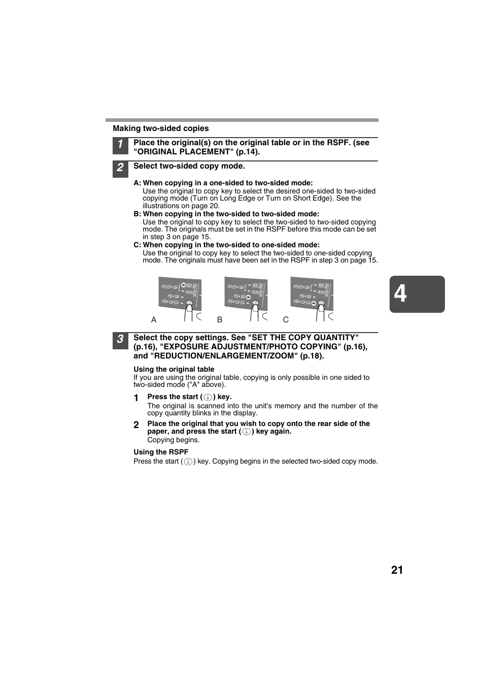 Sharp DIGITAL LASER COPIER/PRINTER AR-153E User Manual | Page 23 / 121