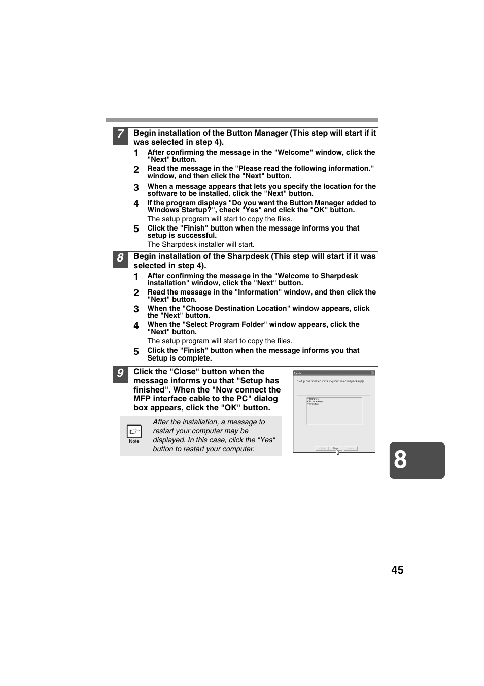 Sharp DIGITAL LASER COPIER/PRINTER AR-153E User Manual | Page 47 / 121
