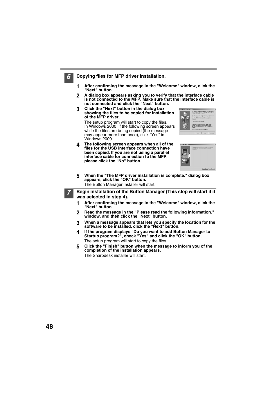 Sharp DIGITAL LASER COPIER/PRINTER AR-153E User Manual | Page 50 / 121