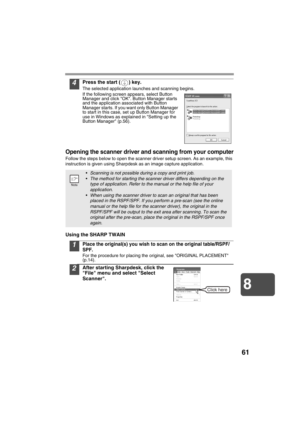Sharp DIGITAL LASER COPIER/PRINTER AR-153E User Manual | Page 63 / 121