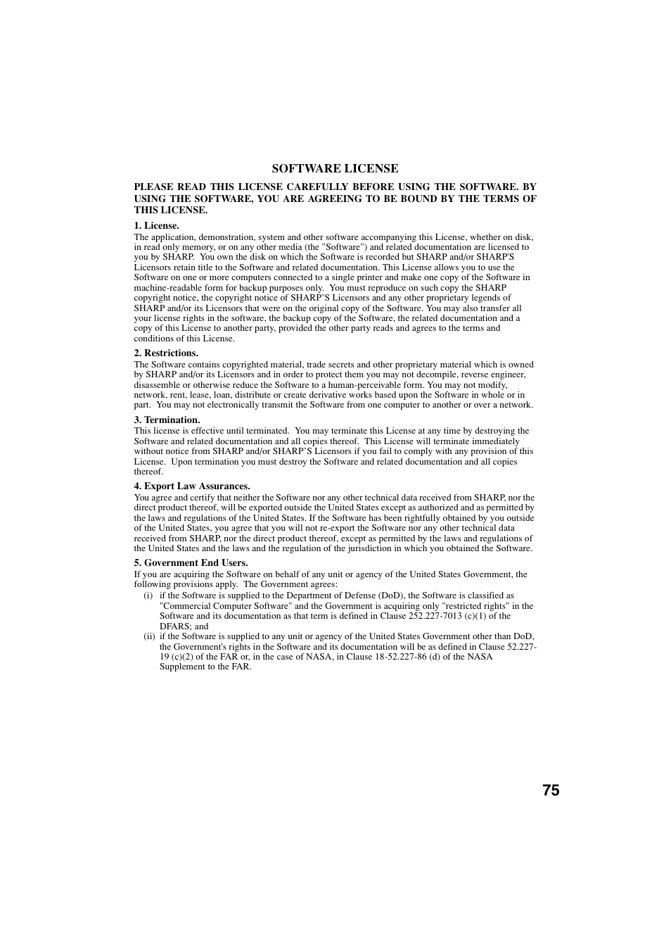 Sharp DIGITAL LASER COPIER/PRINTER AR-153E User Manual | Page 77 / 121