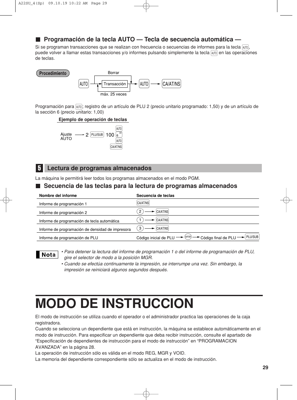 Modo de instruccion | Sharp TINSZ2601RCZZ User Manual | Page 107 / 120