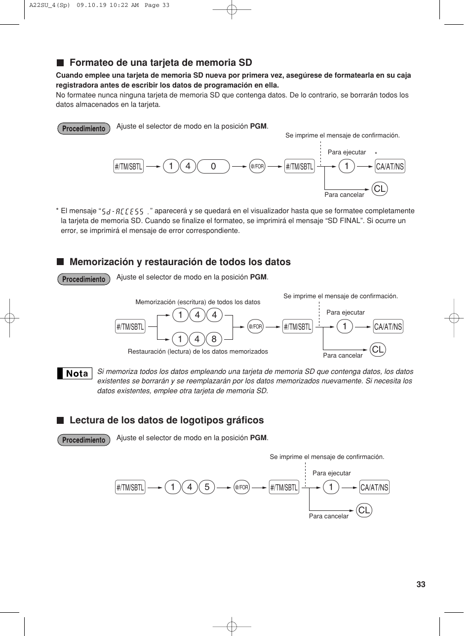 S@ 145 a, S@ 144 a, S@ 140 a | Sharp TINSZ2601RCZZ User Manual | Page 111 / 120