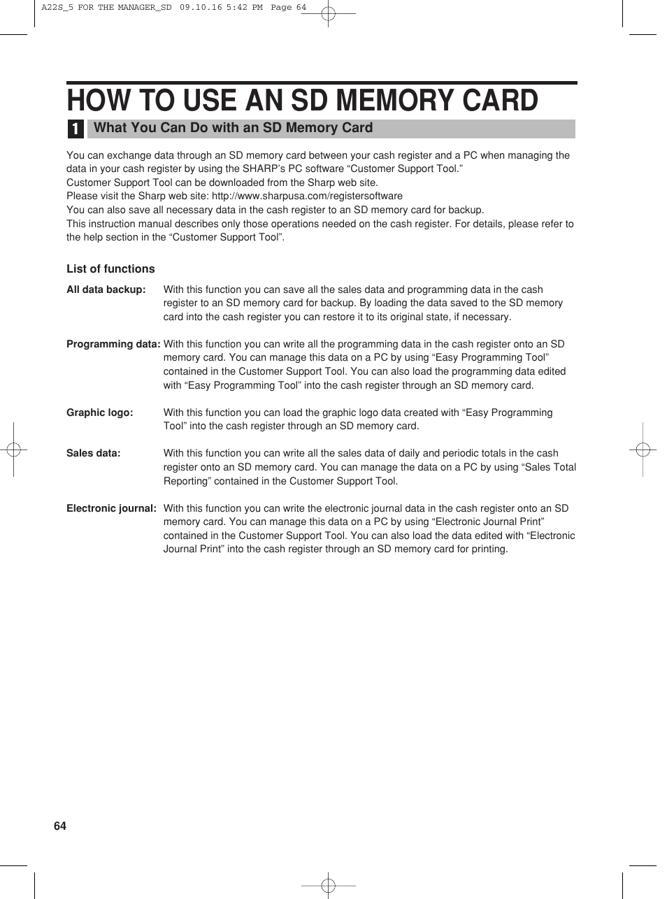 Sharp TINSZ2601RCZZ User Manual | Page 66 / 120