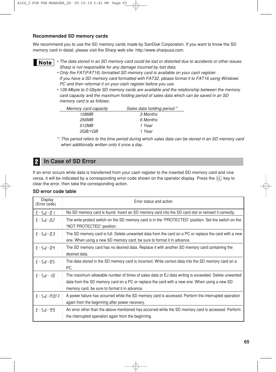 Sharp TINSZ2601RCZZ User Manual | Page 67 / 120