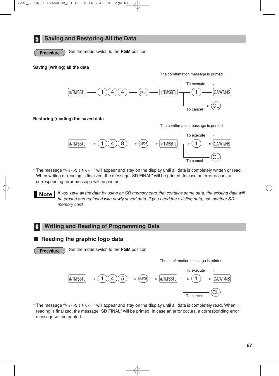 S@ 145 a, S@ 148 a, S@ 144 a | Sharp TINSZ2601RCZZ User Manual | Page 69 / 120