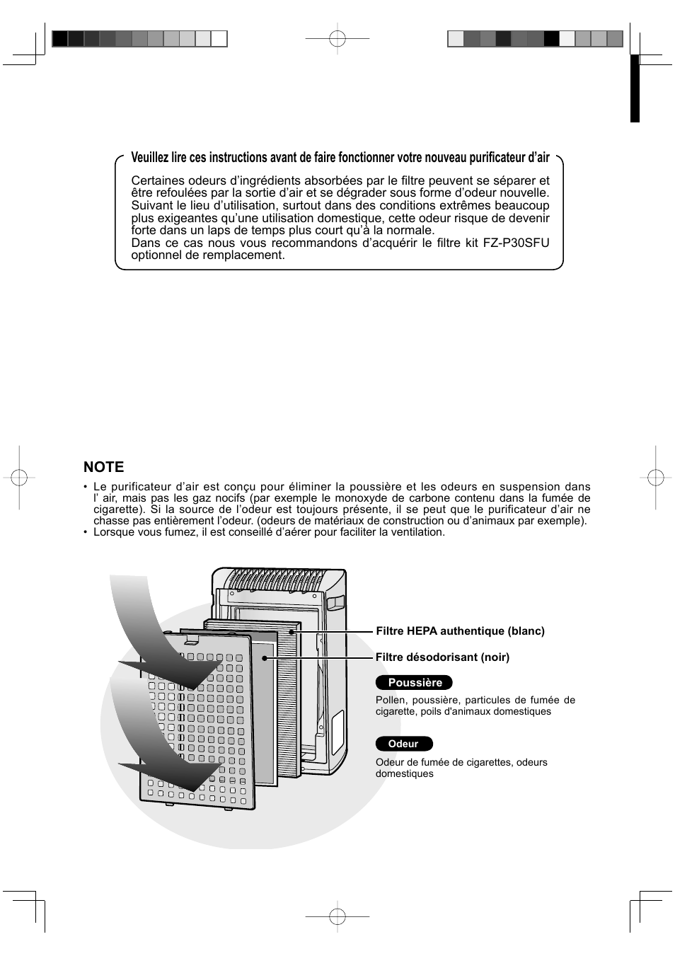 Sharp Air Purifier with Humidifying Function KC-830U User Manual | Page 22 / 56