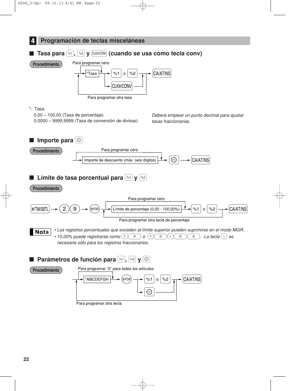 S@ 29 | Sharp XE-A506 User Manual | Page 106 / 132