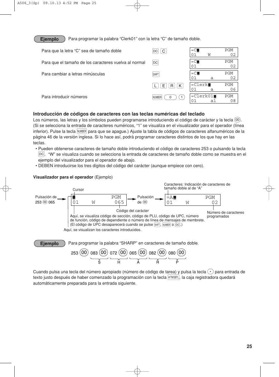 Sharp XE-A506 User Manual | Page 109 / 132