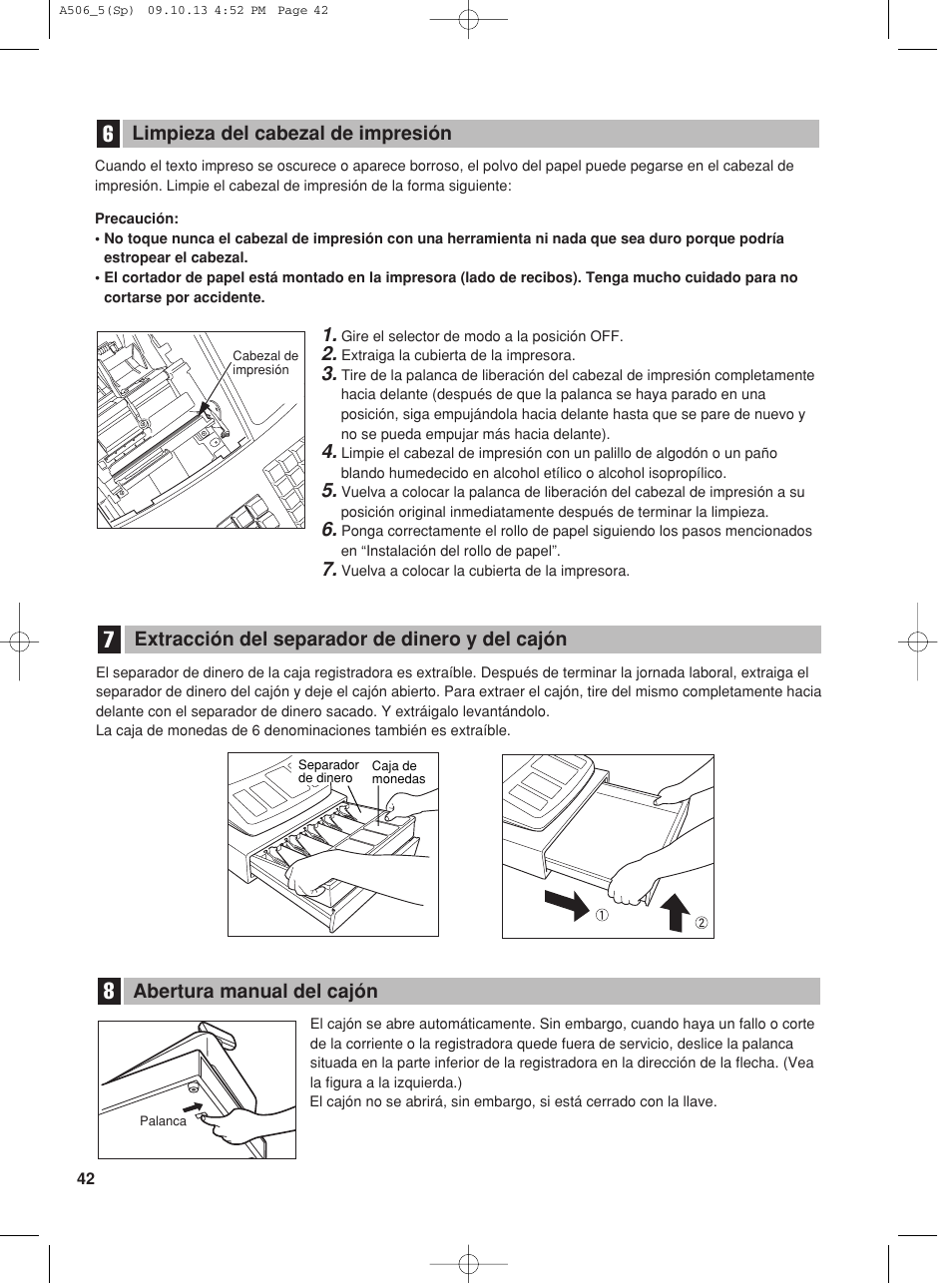 Sharp XE-A506 User Manual | Page 126 / 132