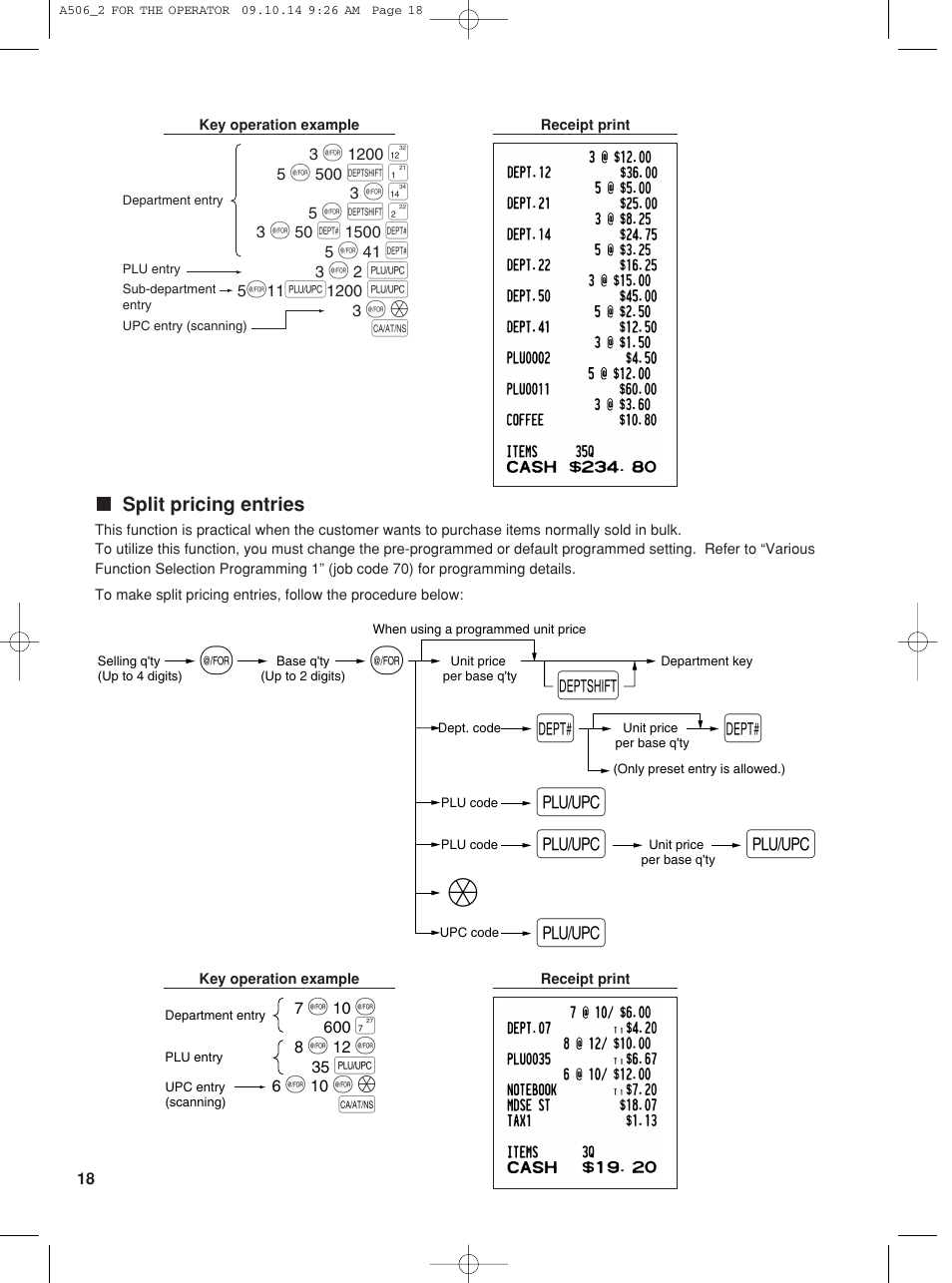 Sharp XE-A506 User Manual | Page 20 / 132