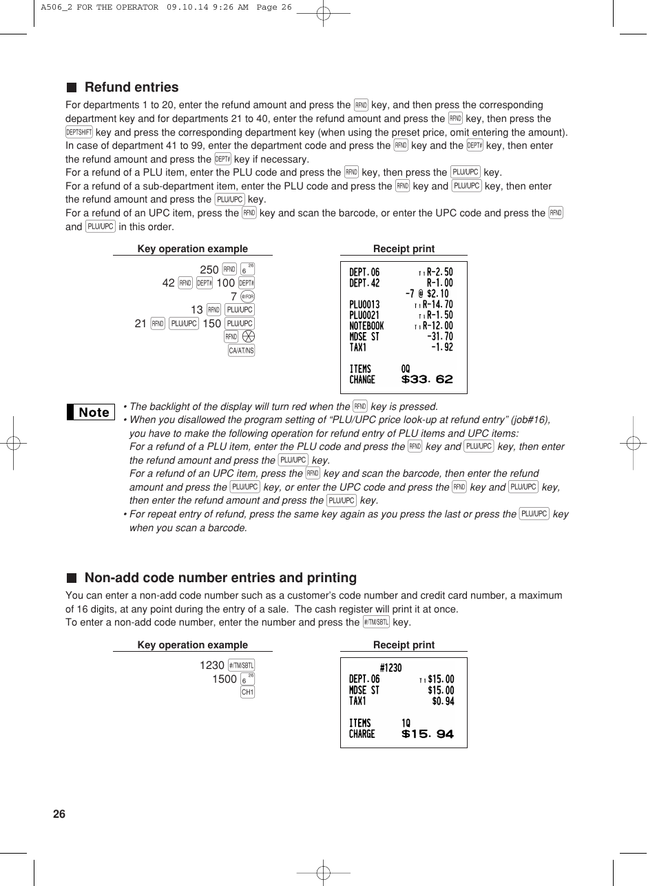 Of ä a | Sharp XE-A506 User Manual | Page 28 / 132