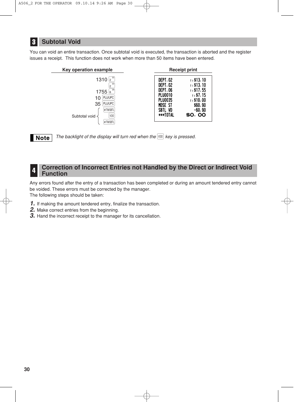 Os v s | Sharp XE-A506 User Manual | Page 32 / 132