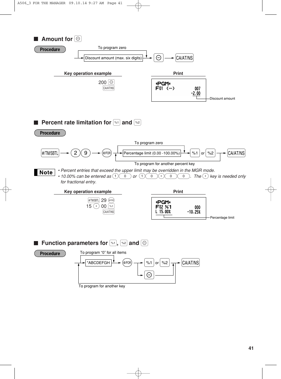 S@ 29 | Sharp XE-A506 User Manual | Page 43 / 132