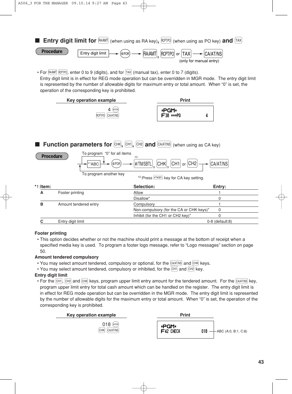 A@ q | Sharp XE-A506 User Manual | Page 45 / 132