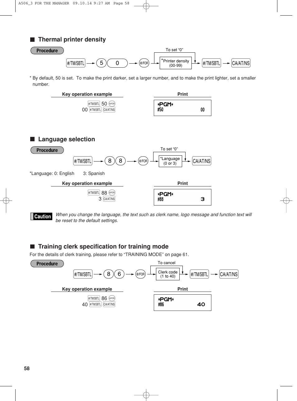 Sharp XE-A506 User Manual | Page 60 / 132