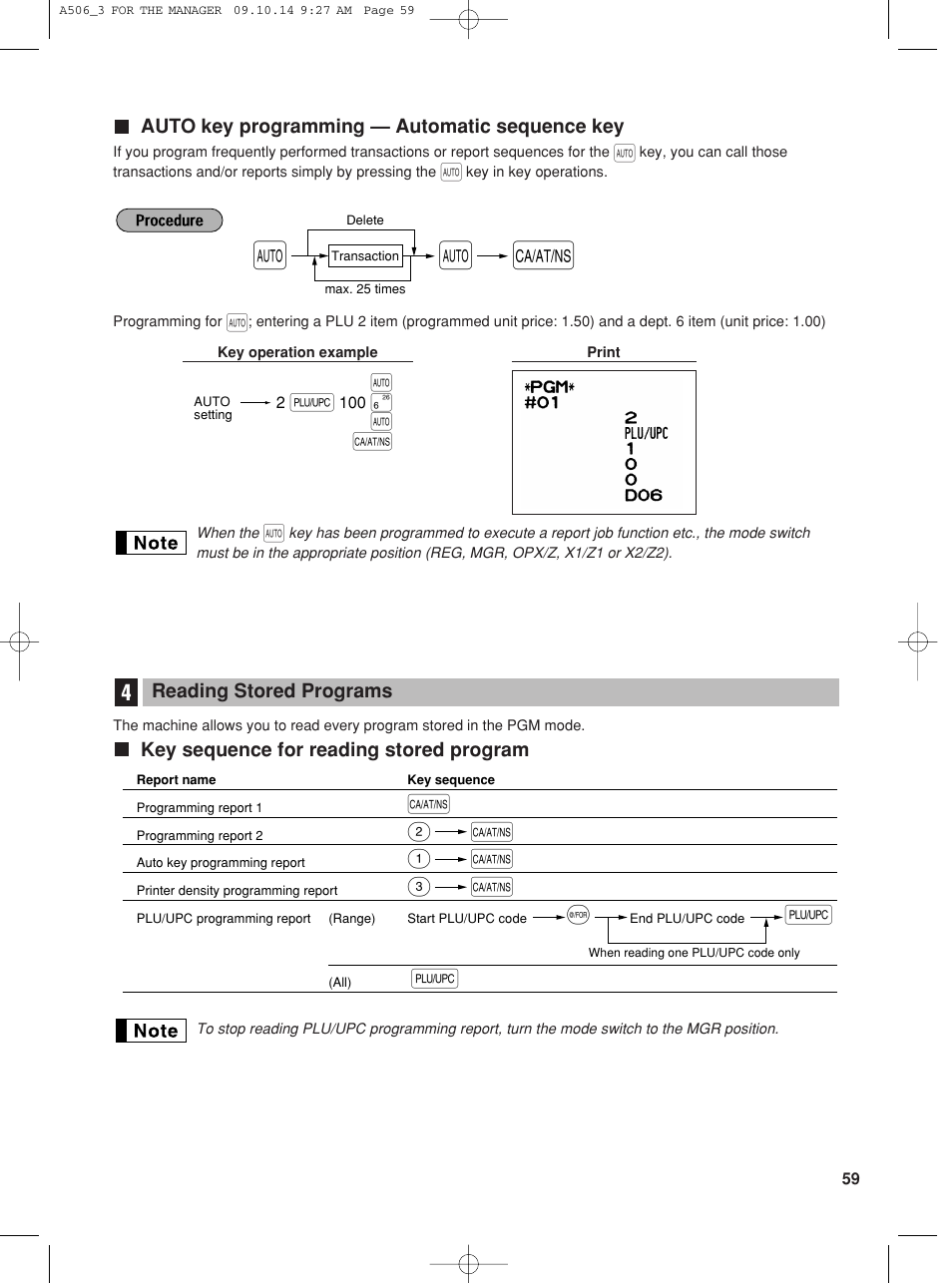 Sharp XE-A506 User Manual | Page 61 / 132