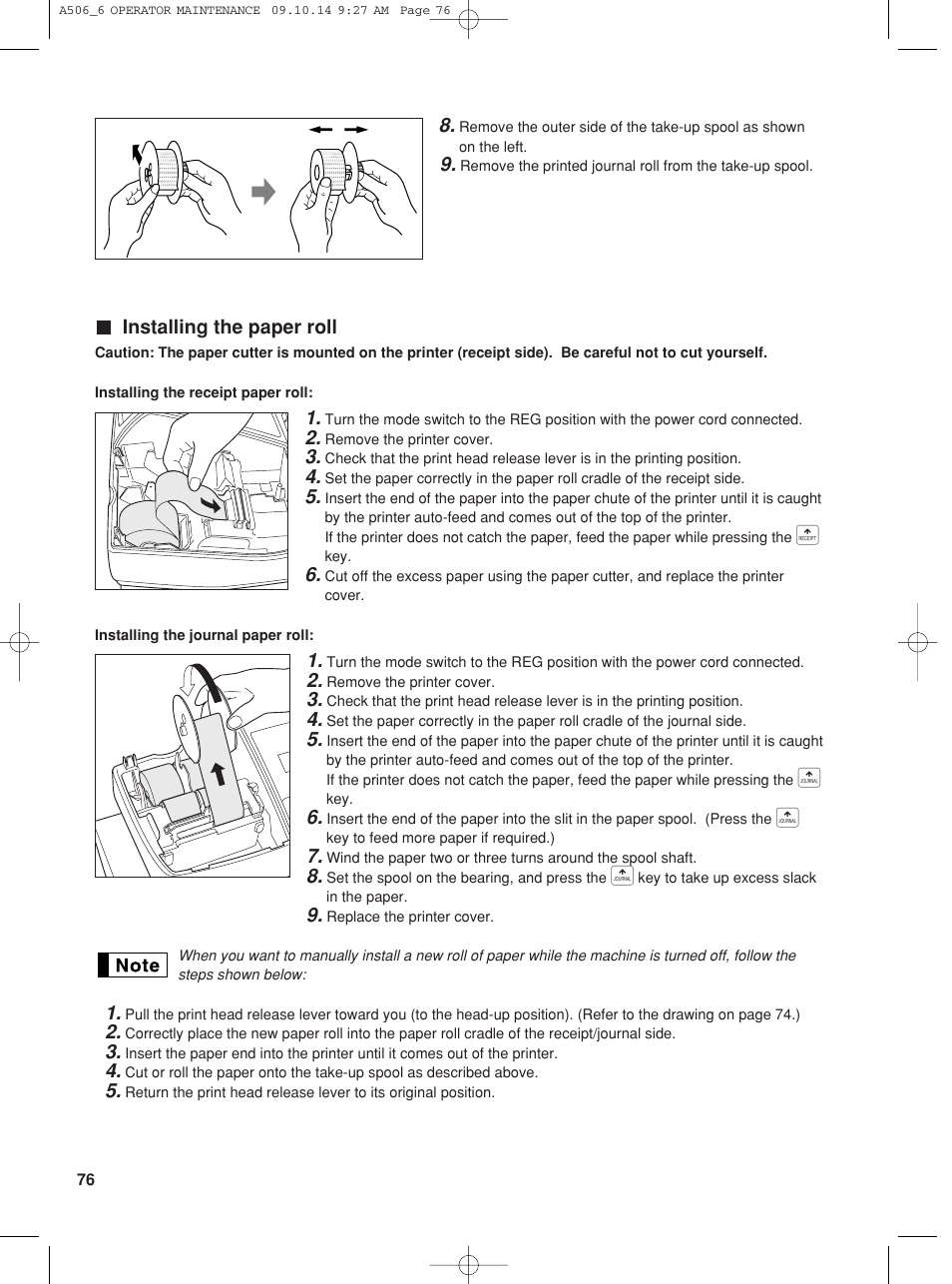 Sharp XE-A506 User Manual | Page 78 / 132