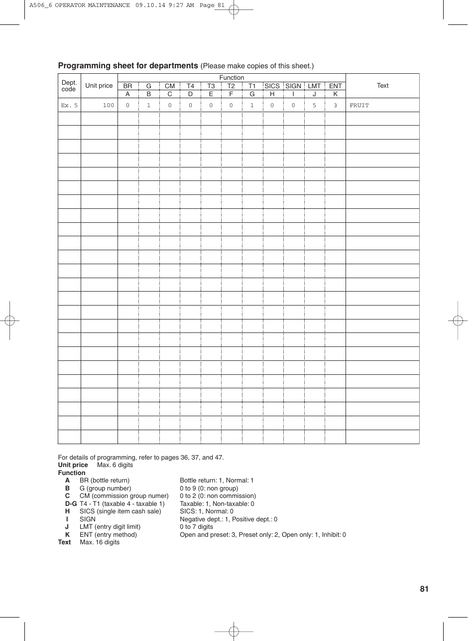 Sharp XE-A506 User Manual | Page 83 / 132