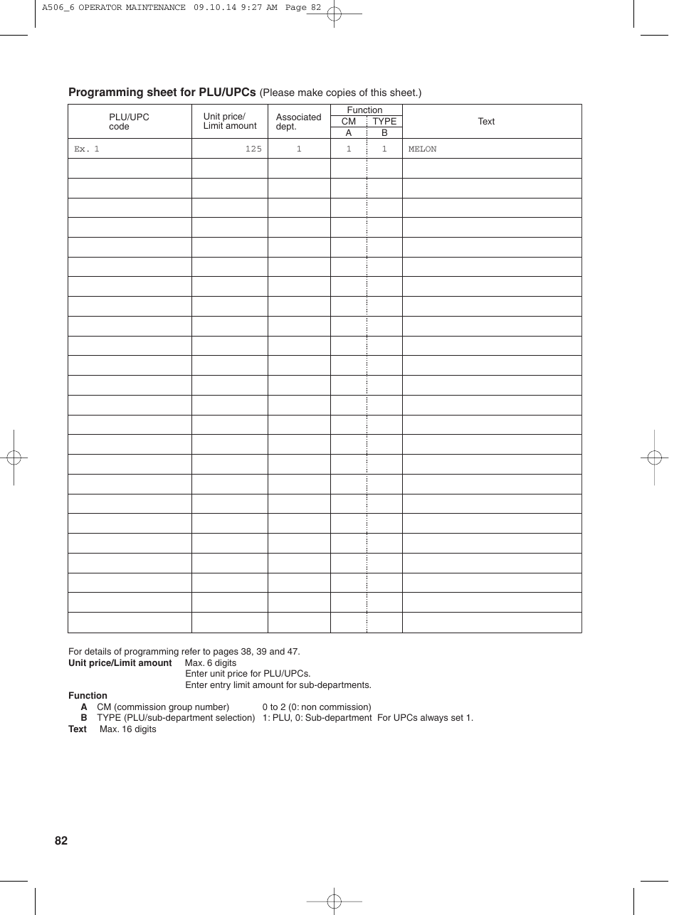 Sharp XE-A506 User Manual | Page 84 / 132