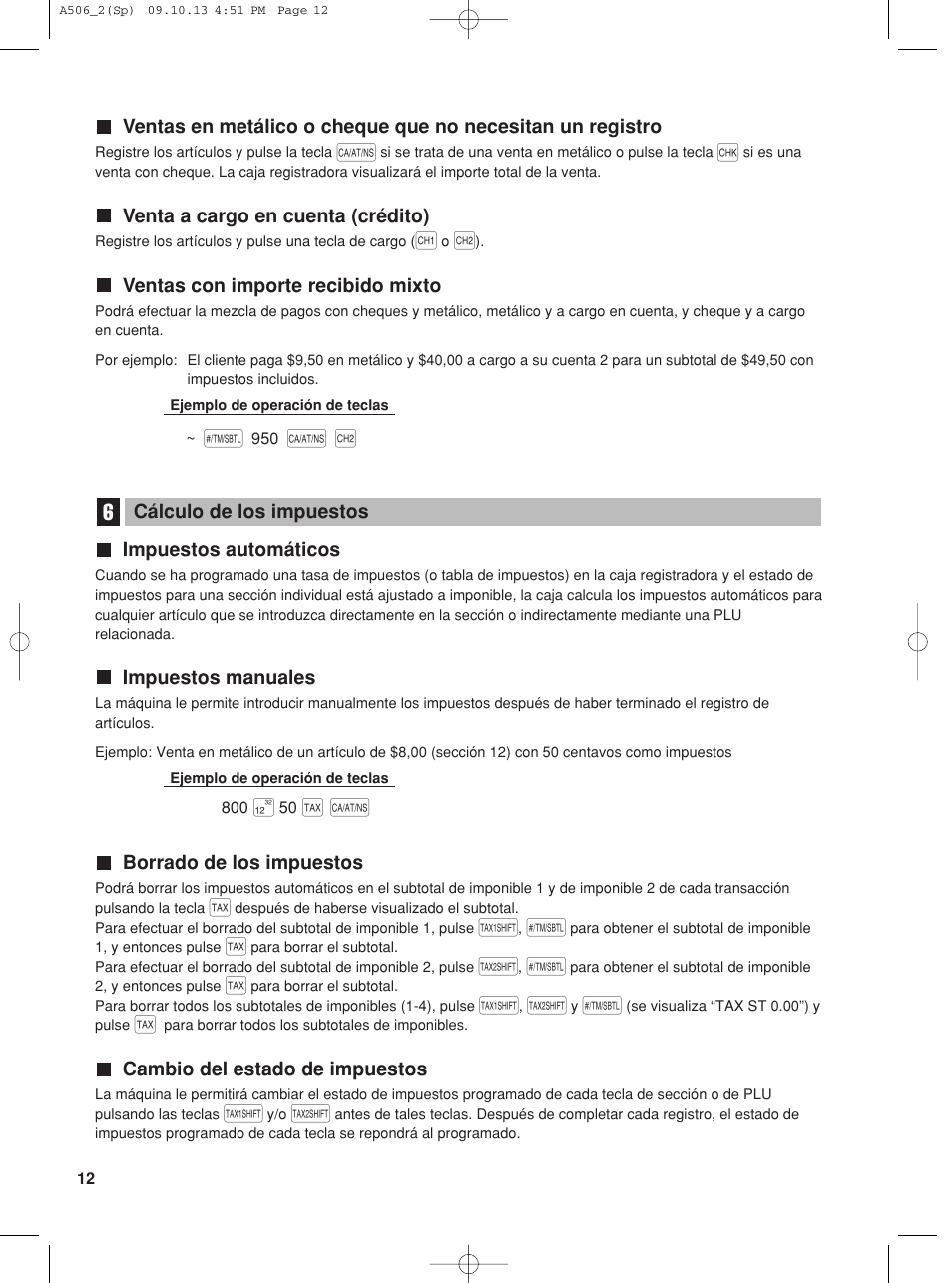 Sharp XE-A506 User Manual | Page 96 / 132