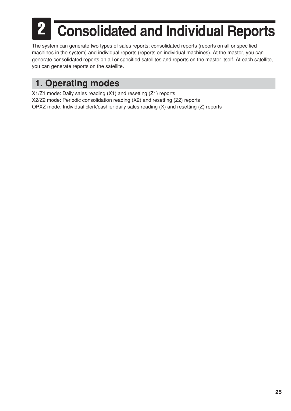 Consolidated and individual reports | Sharp UP-820F User Manual | Page 27 / 68