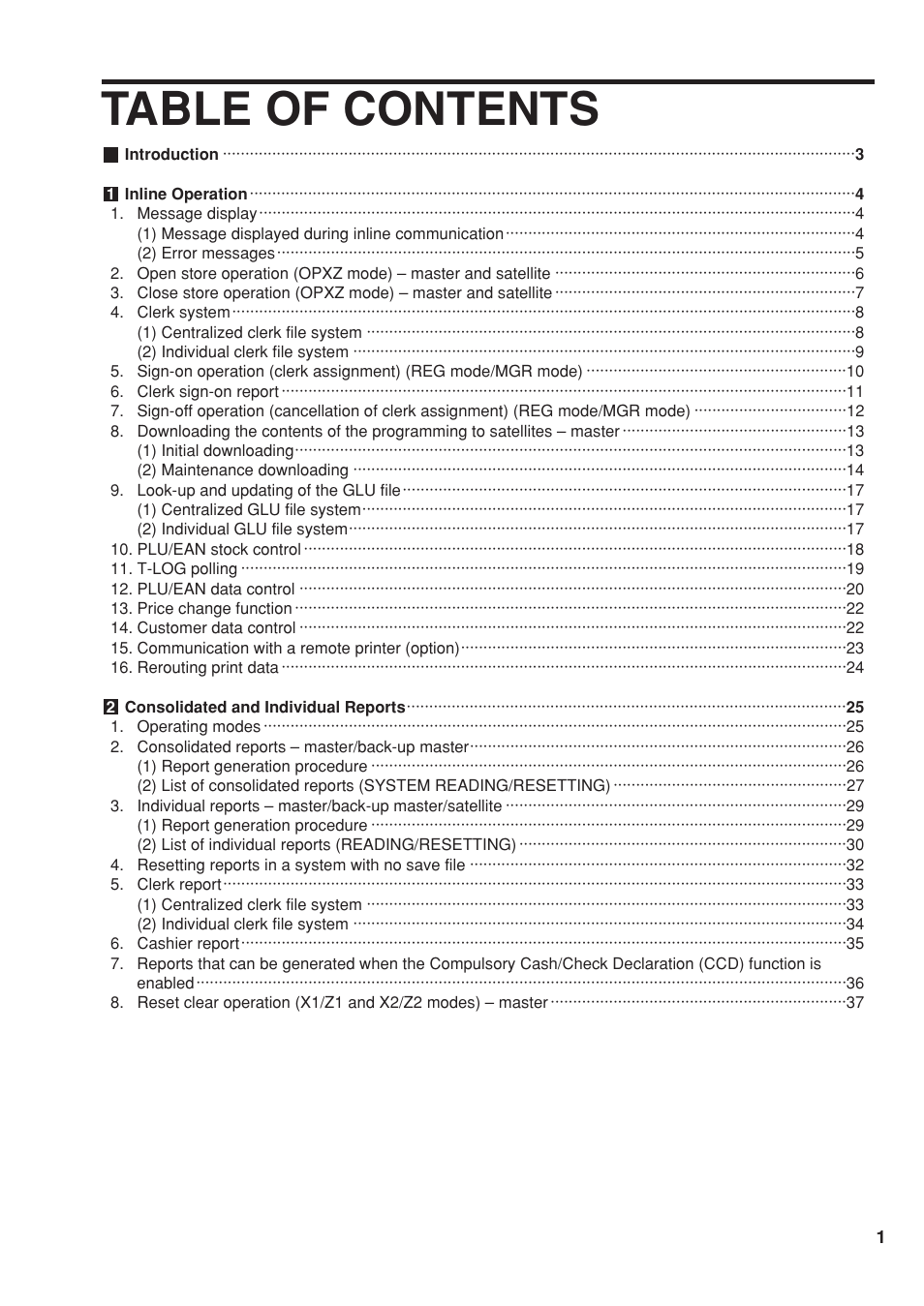 Sharp UP-820F User Manual | Page 3 / 68