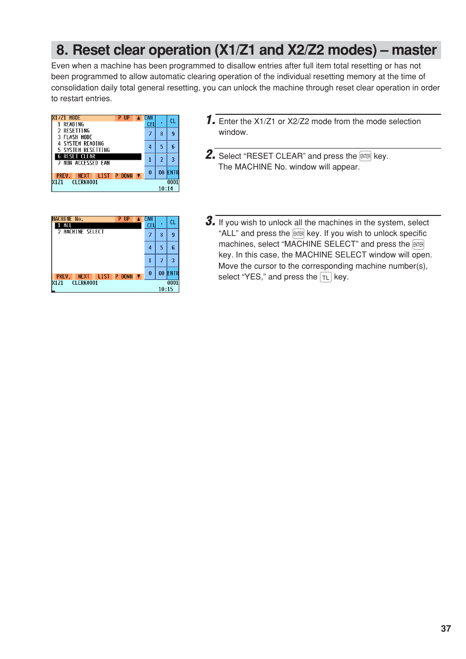 Sharp UP-820F User Manual | Page 39 / 68