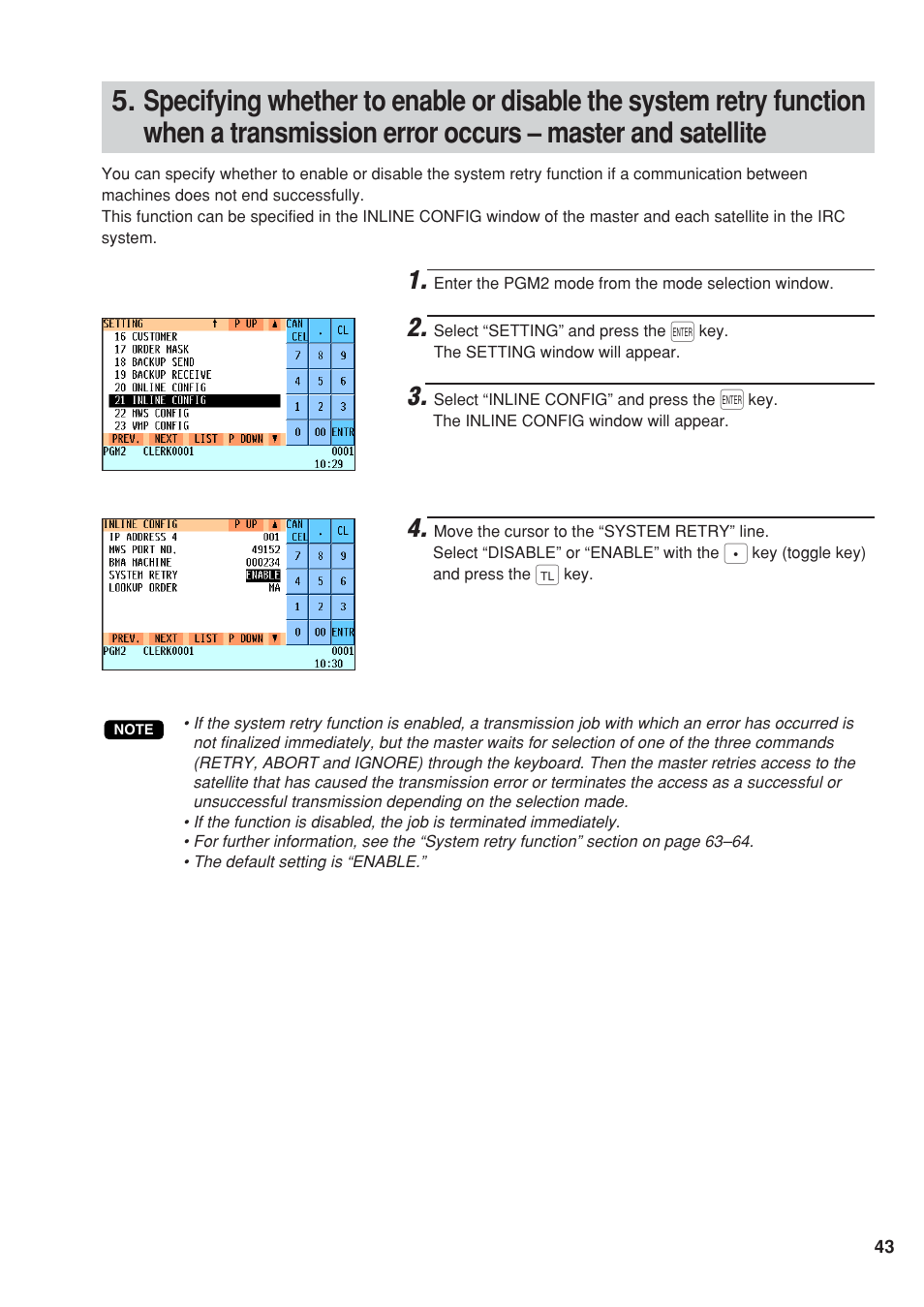 Sharp UP-820F User Manual | Page 45 / 68