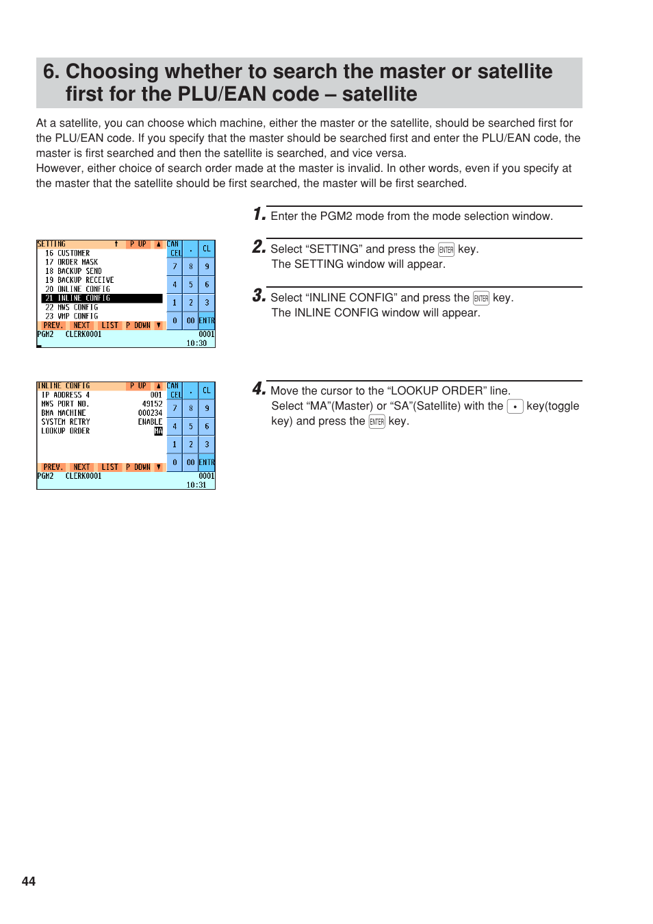 Sharp UP-820F User Manual | Page 46 / 68