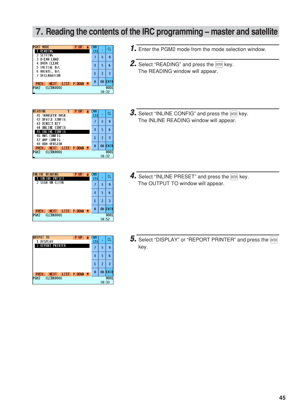 Sharp UP-820F User Manual | Page 47 / 68