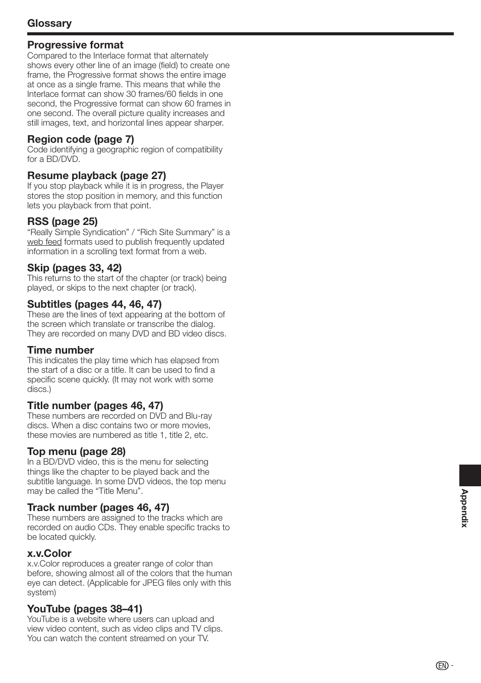 Sharp AQUOS BD-HP70U User Manual | Page 73 / 84