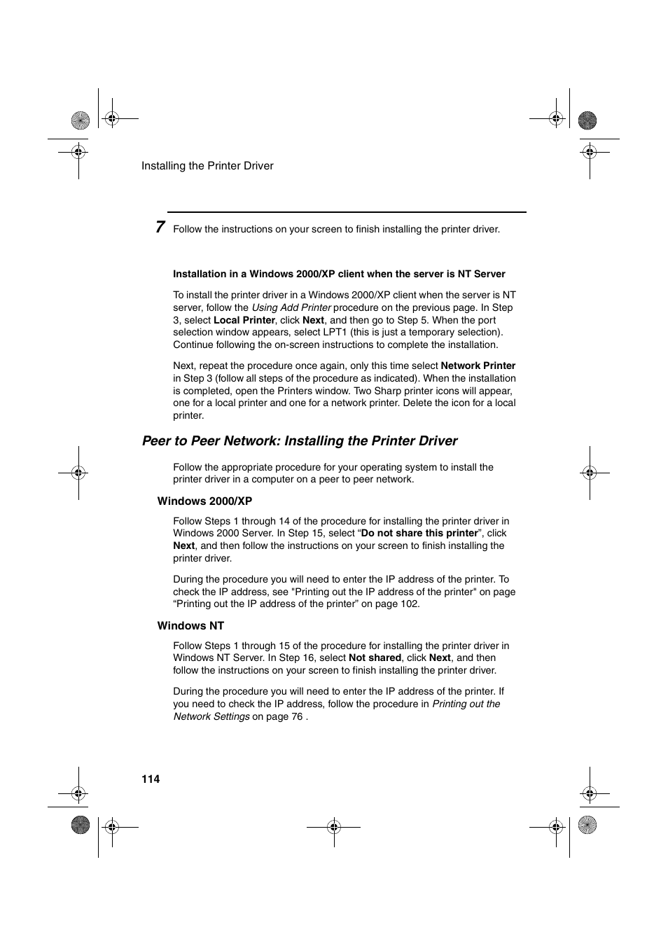Sharp FODC600 User Manual | Page 116 / 220