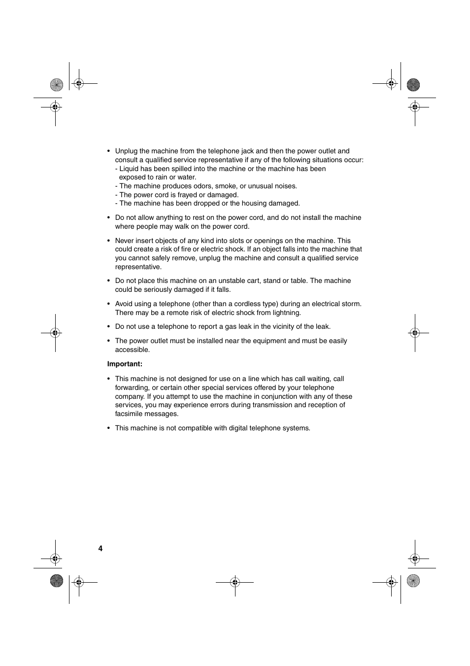 Sharp FODC600 User Manual | Page 6 / 220