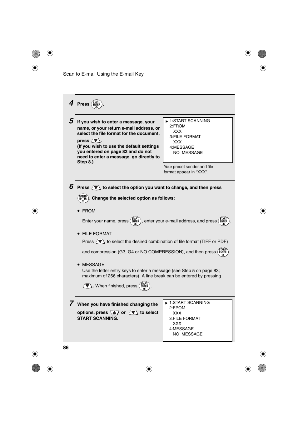 Sharp FODC600 User Manual | Page 88 / 220