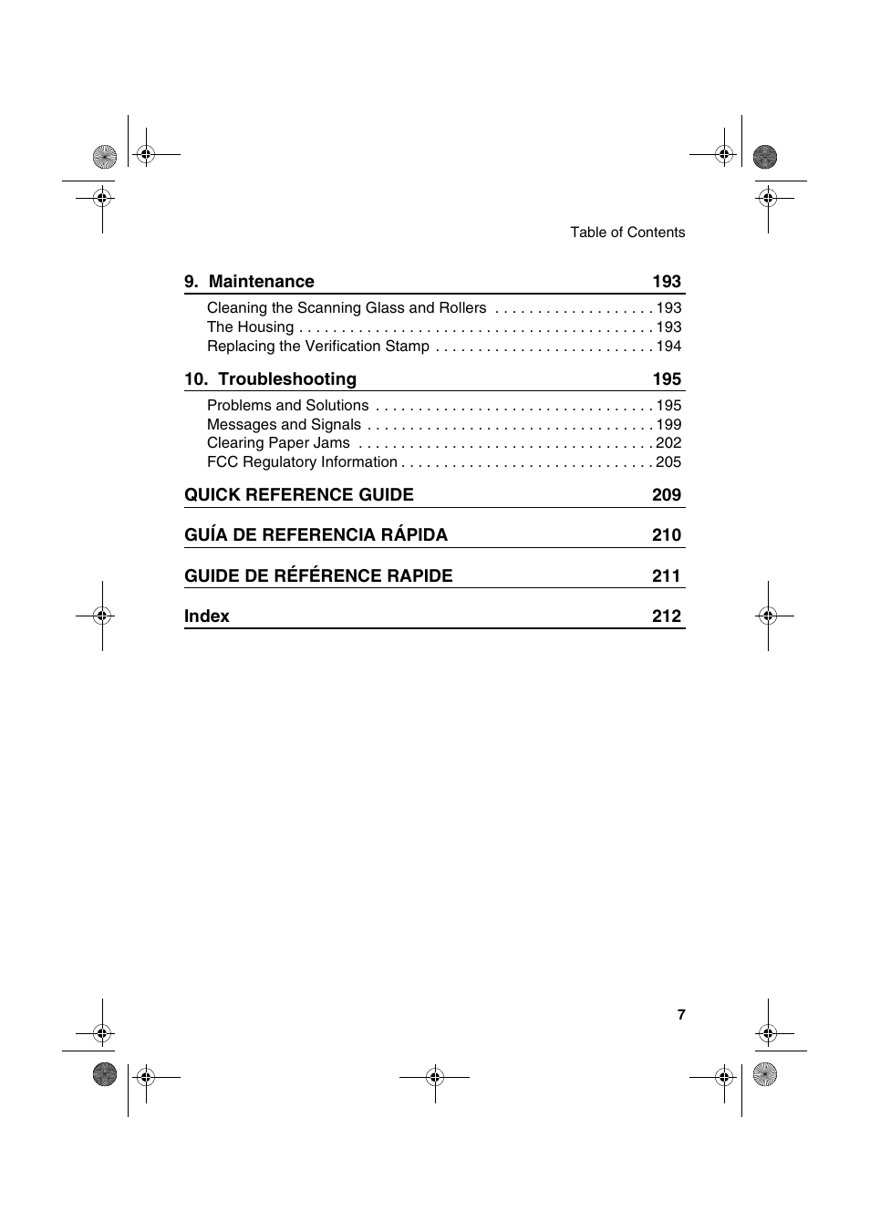 Sharp FODC600 User Manual | Page 9 / 220