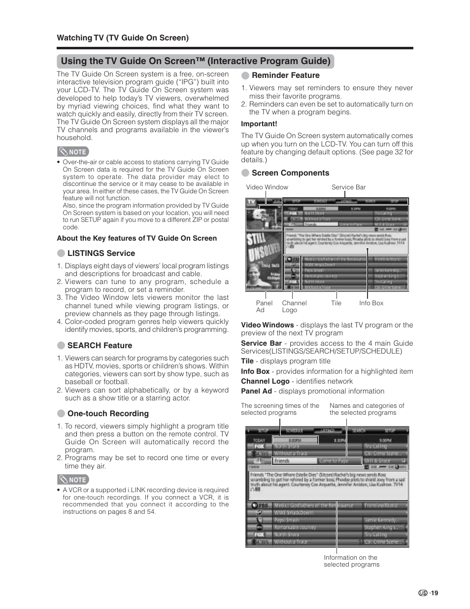 Sharp Aquos LC 32D7U User Manual | Page 20 / 101